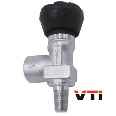 Zawór do butli powietrznej - VTI K44-43 / DIN 300 / 17E stożek