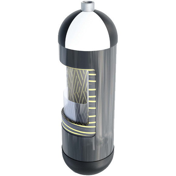 Butla kompozytowa SAFER Techplast 7l / 300 bar / 2,8 kg / NLL / UDT