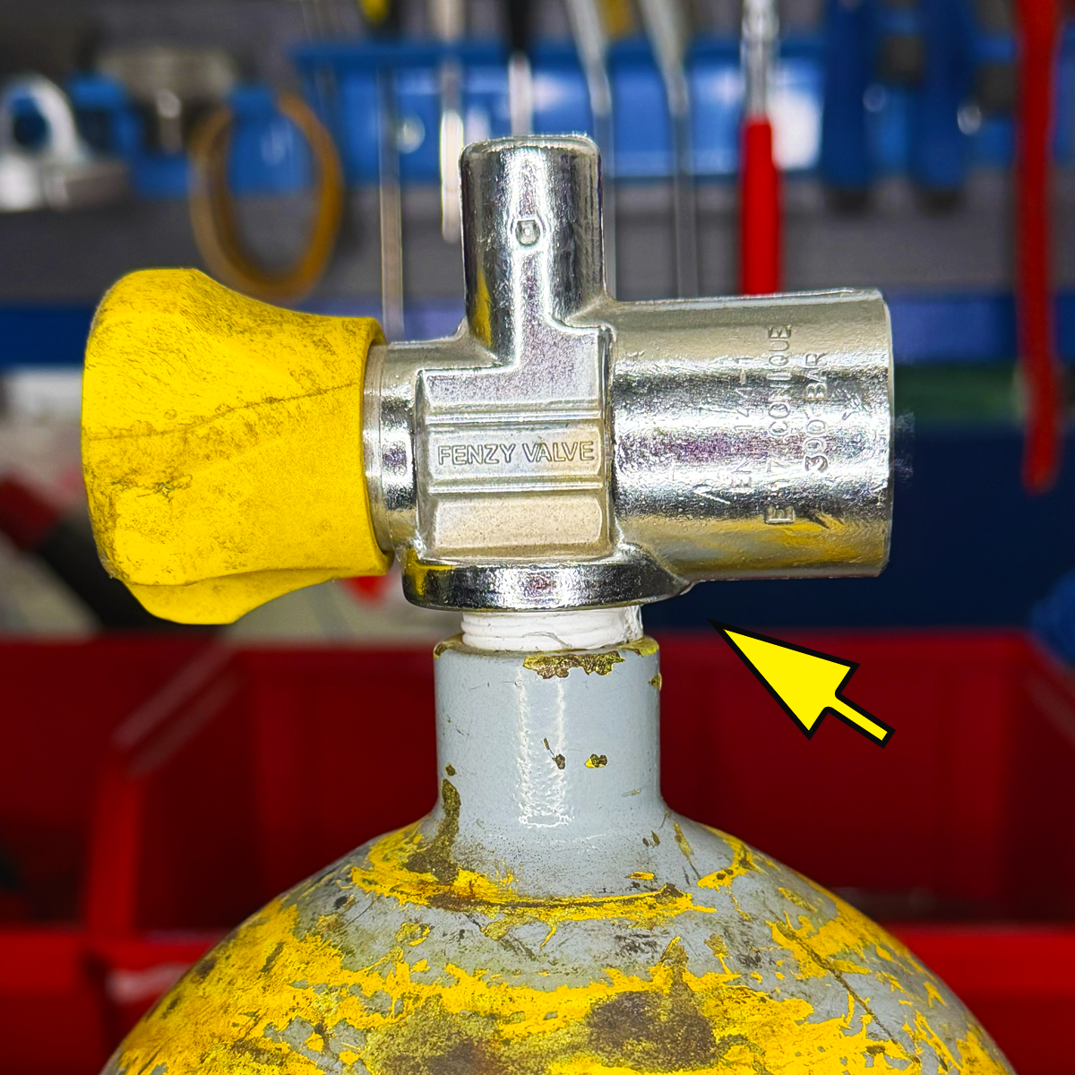 butla mannesman z zaworem stożkowym fenzy